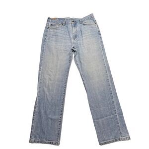 Chaps Jeans Mens 36x32 (Actual 36x31) Denim Straight Fit Blue Medium Wash Pants‎